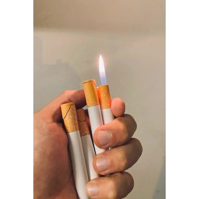 1 Adet Kalın Sigara Figür Manyetolu Çakmak Anahtarlıklı Şık Çakmak Özel Hediyelik Koleksiyon Çakmak