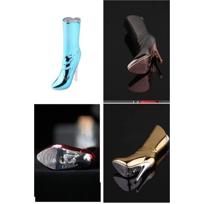 1 Adet Kadın Çizme Figür Çakmak Şık Renkli Çakmak Kadın Özel Hediyelik Koleksiyon Çakmak