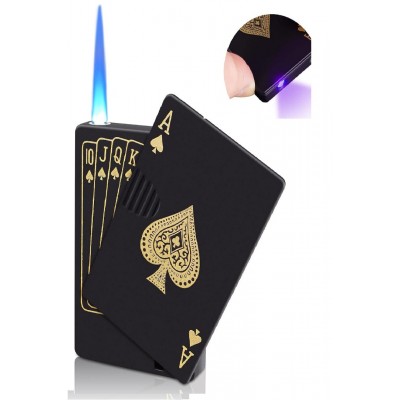 1 Ad UV Para Kontrol Işıklı İskambil Kağıdı Figür Çakmak Şık Renkli Hediyelik Koleksiyon Çakmak 