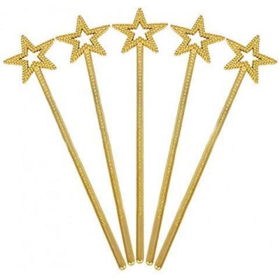 Altın Renk Yıldız Peri Asası Peri Değneği 34 cm 1 Adet